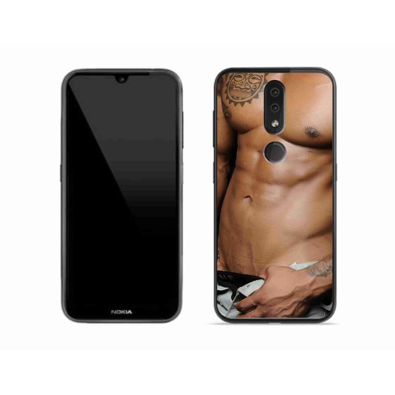 Gelový kryt mmCase na mobil Nokia 4.2 - sexy muž