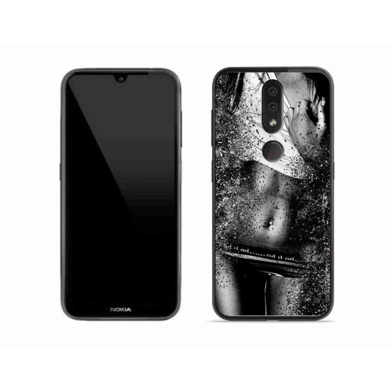 Gelový kryt mmCase na mobil Nokia 4.2 - sexy žena 1