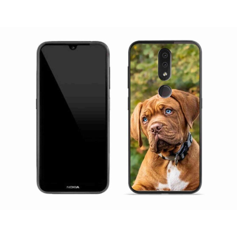 Gelový kryt mmCase na mobil Nokia 4.2 - štěně