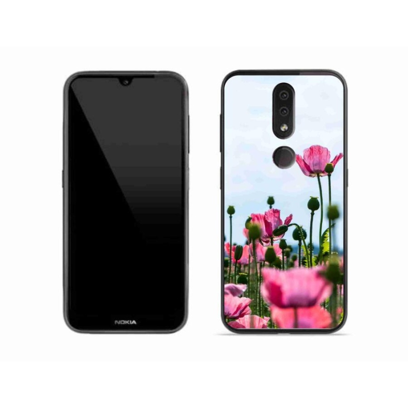 Gelový kryt mmCase na mobil Nokia 4.2 - vlčí mák