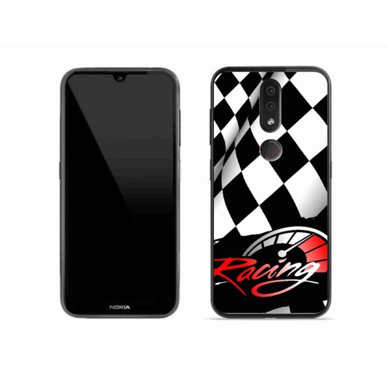 Gelový kryt mmCase na mobil Nokia 4.2 - závodění