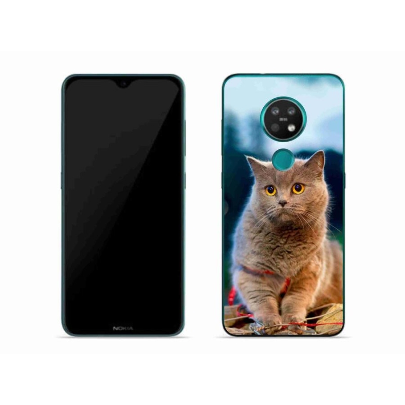 Gelový kryt mmCase na mobil Nokia 6.2 - britská modrá 2