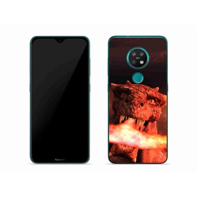 Gelový kryt mmCase na mobil Nokia 6.2 - drak