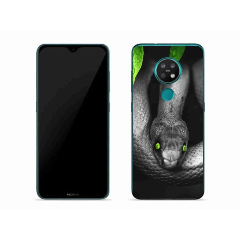 Gelový kryt mmCase na mobil Nokia 6.2 - had