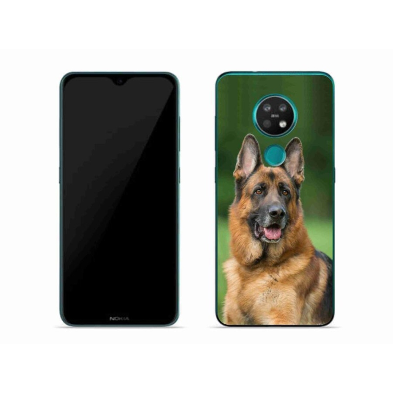 Gelový kryt mmCase na mobil Nokia 6.2 - německý ovčák