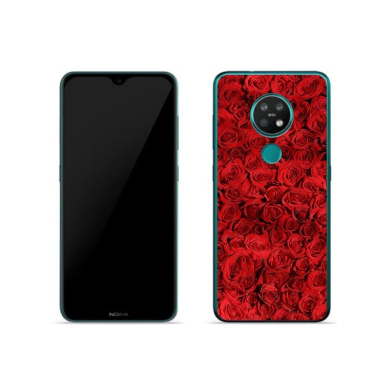 Gelový kryt mmCase na mobil Nokia 6.2 - růže