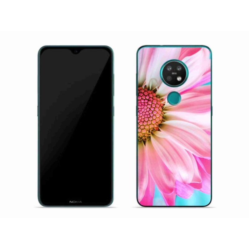 Gelový kryt mmCase na mobil Nokia 6.2 - růžová květina