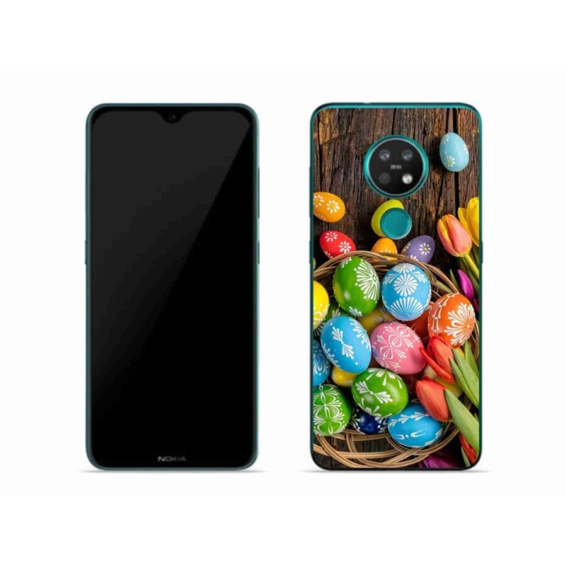 Gelový kryt mmCase na mobil Nokia 6.2 - velikonoční vajíčka