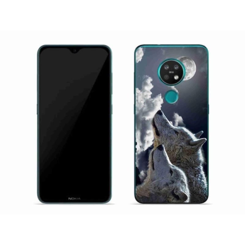Gelový kryt mmCase na mobil Nokia 6.2 - vlci
