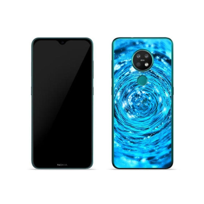 Gelový kryt mmCase na mobil Nokia 6.2 - vodní vír