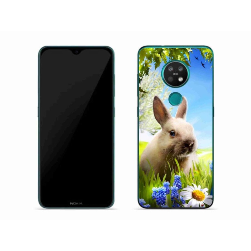 Gelový kryt mmCase na mobil Nokia 6.2 - zajíček