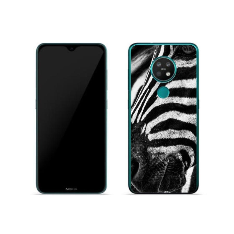 Gelový kryt mmCase na mobil Nokia 6.2 - zebra