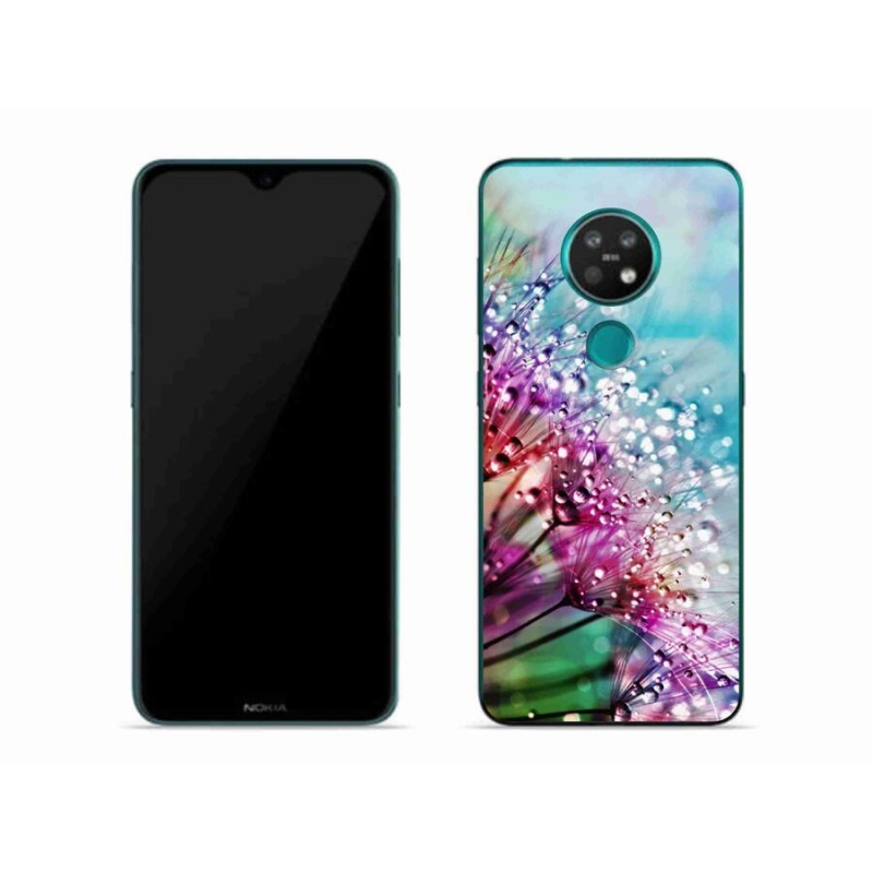 Gelový kryt mmCase na mobil Nokia 7.2 - barevné květy