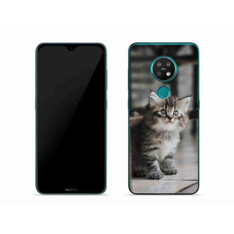 Gelový kryt mmCase na mobil Nokia 7.2 - koťátko