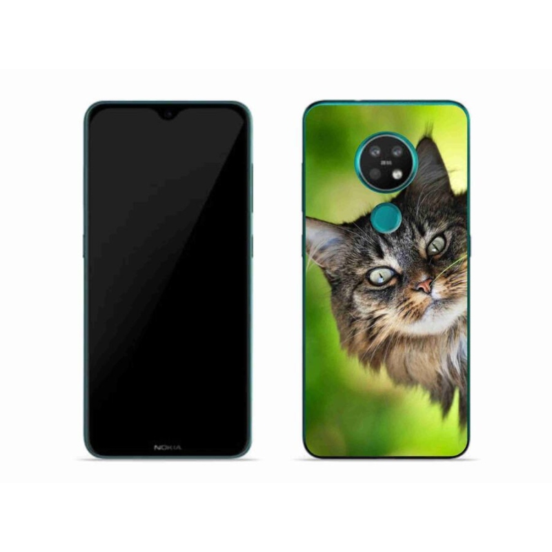 Gelový kryt mmCase na mobil Nokia 7.2 - kočka 3