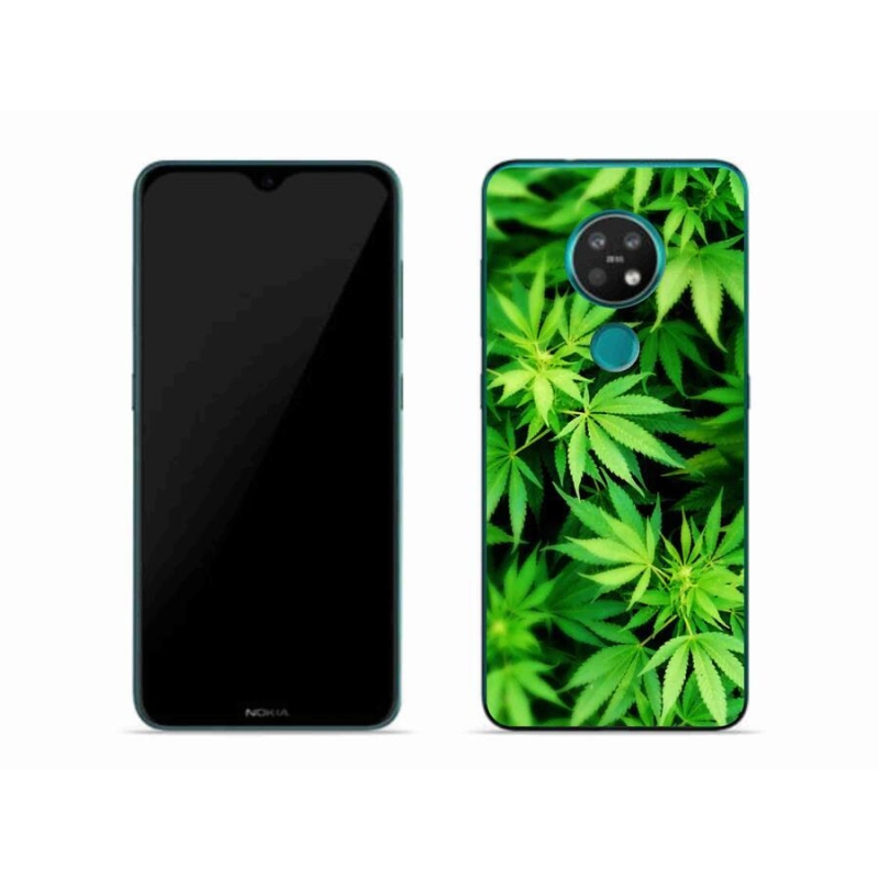 Gelový kryt mmCase na mobil Nokia 7.2 - konopí 3