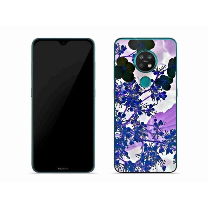 Gelový kryt mmCase na mobil Nokia 7.2 - květ hortenzie