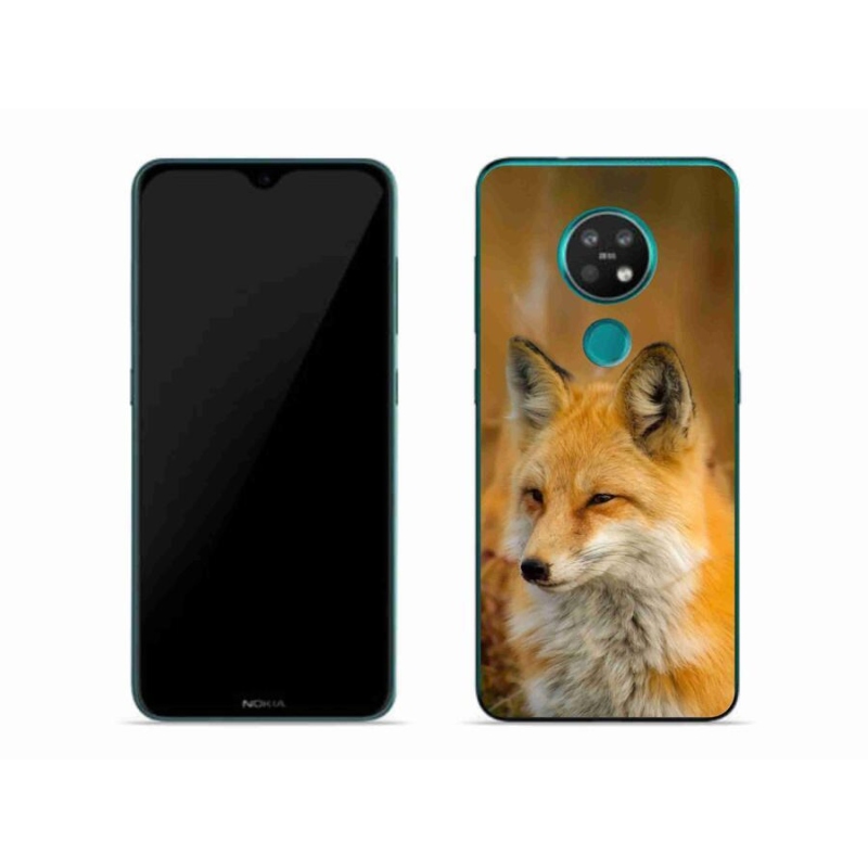Gelový kryt mmCase na mobil Nokia 7.2 - liška