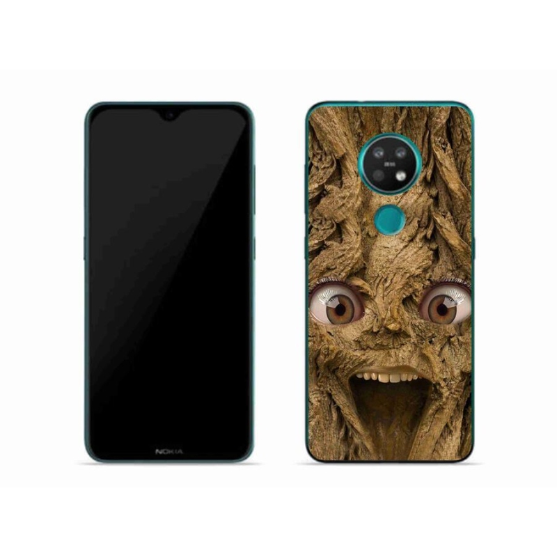 Gelový kryt mmCase na mobil Nokia 7.2 - veselý strom s očima