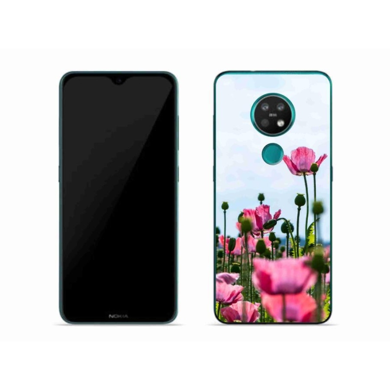 Gelový kryt mmCase na mobil Nokia 7.2 - vlčí mák