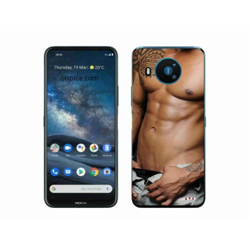 Gelový kryt mmCase na mobil Nokia 8.3 5G - sexy muž