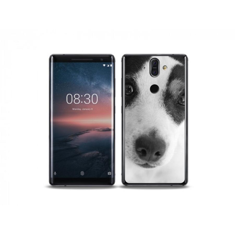 Gelový kryt mmCase na mobil Nokia 8 Sirocco - pes