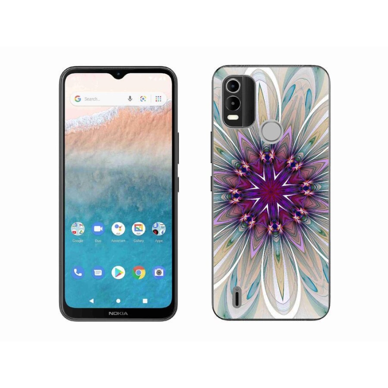 Gelový kryt mmCase na mobil Nokia C21 Plus - abstrakt 10