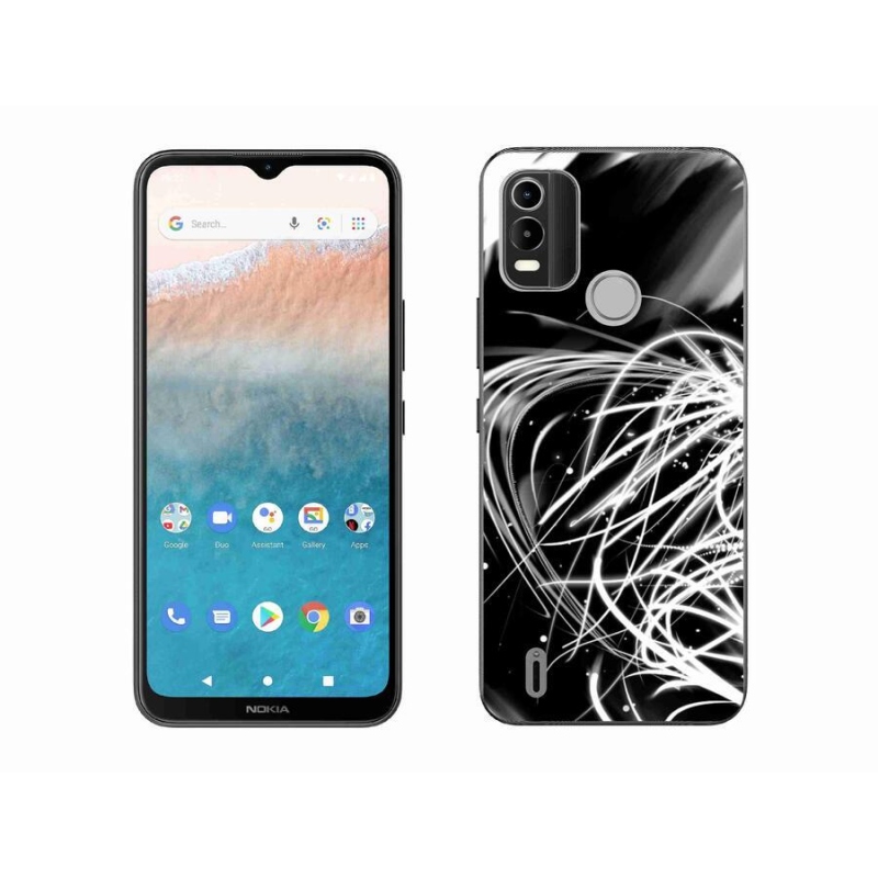 Gelový kryt mmCase na mobil Nokia C21 Plus - abstrakt 2