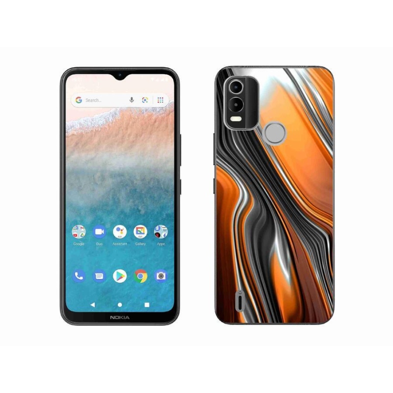 Gelový kryt mmCase na mobil Nokia C21 Plus - abstrakt 3