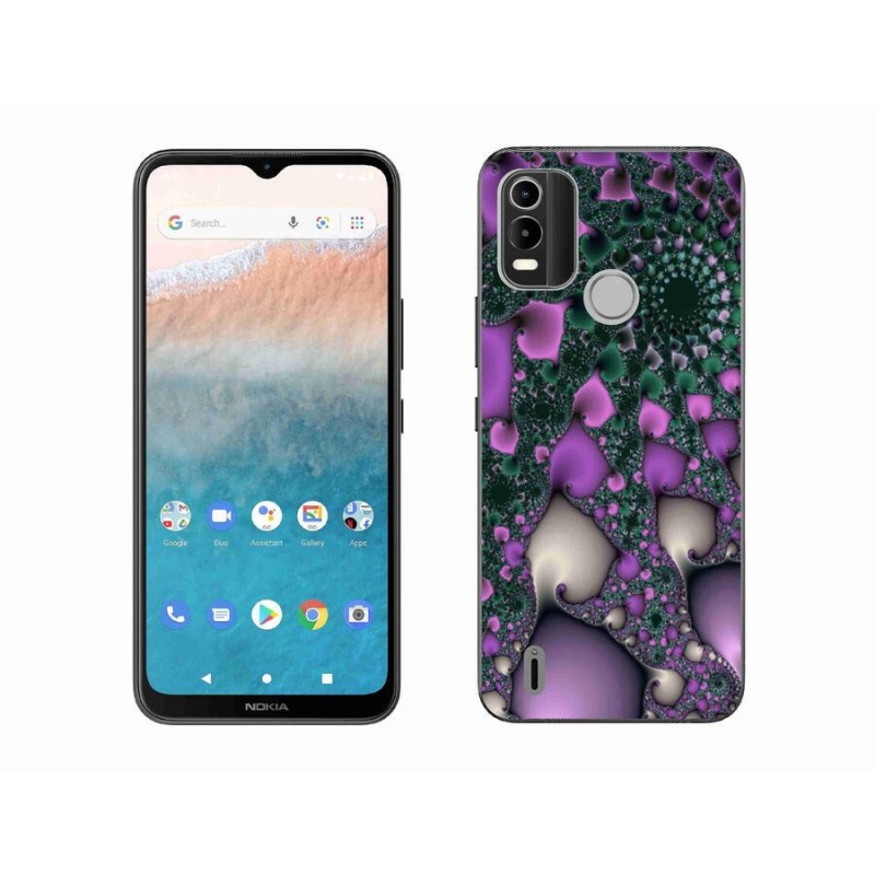 Gelový kryt mmCase na mobil Nokia C21 Plus - abstrakt 7