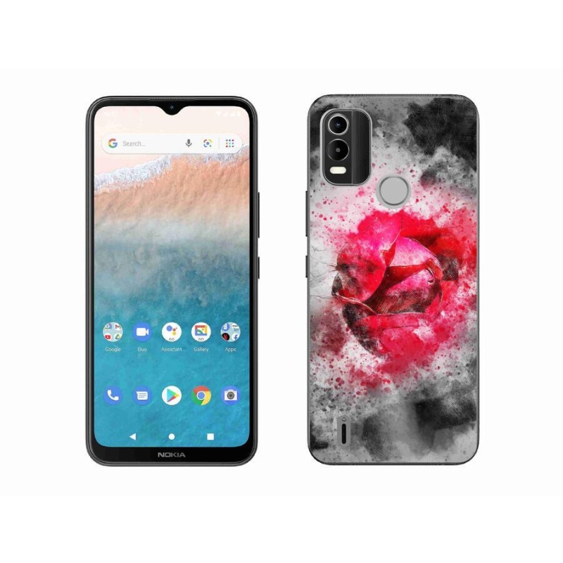 Gelový kryt mmCase na mobil Nokia C21 Plus - abstrakt 9