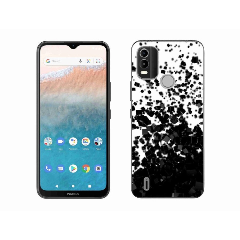 Gelový kryt mmCase na mobil Nokia C21 Plus - abstraktní vzor 1