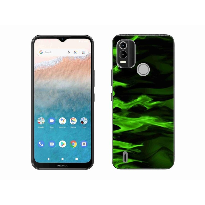 Gelový kryt mmCase na mobil Nokia C21 Plus - abstraktní vzor 10