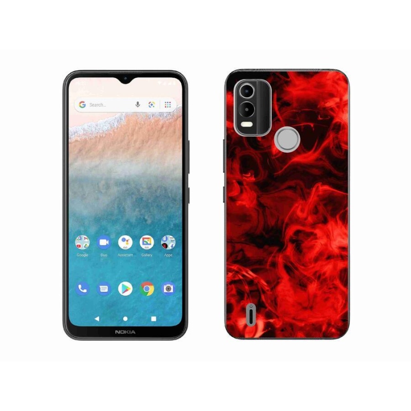 Gelový kryt mmCase na mobil Nokia C21 Plus - abstraktní vzor 11