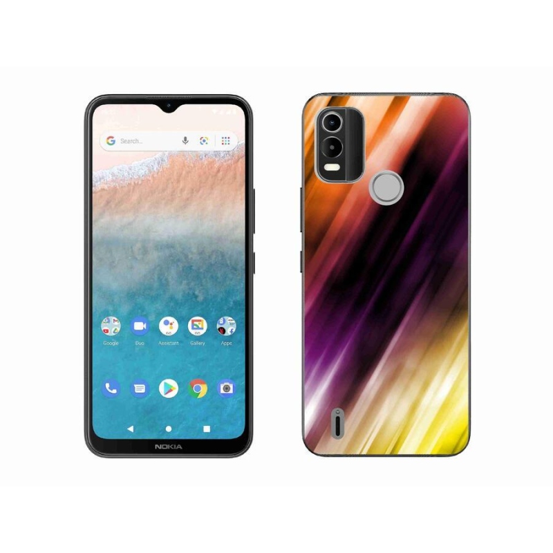 Gelový kryt mmCase na mobil Nokia C21 Plus - abstraktní vzor 5