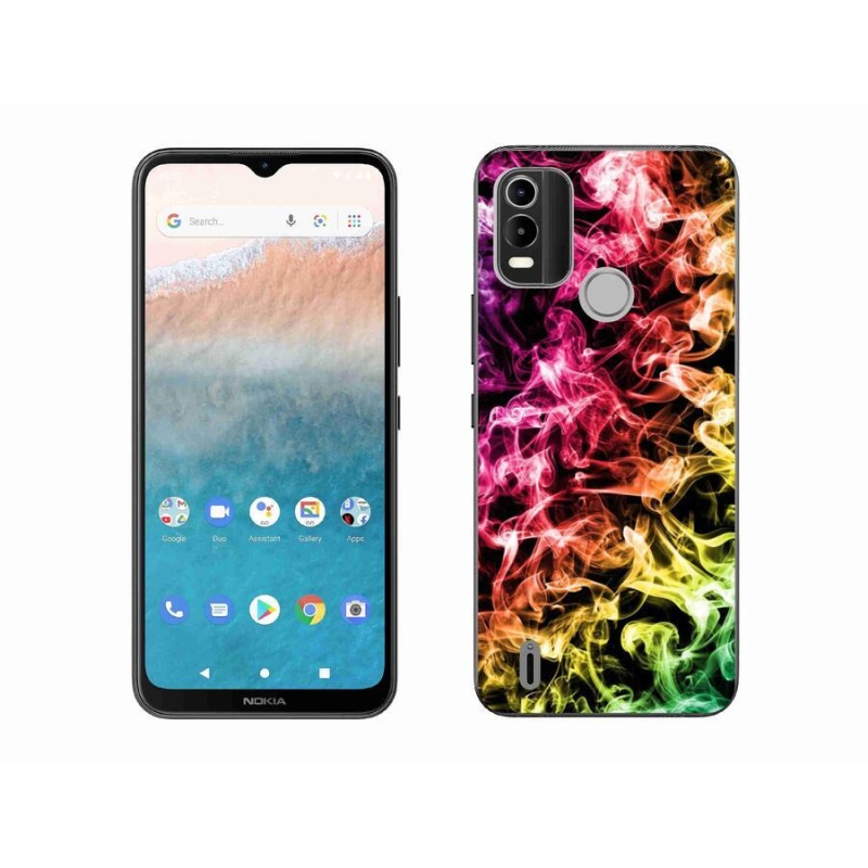 Gelový kryt mmCase na mobil Nokia C21 Plus - abstraktní vzor 6