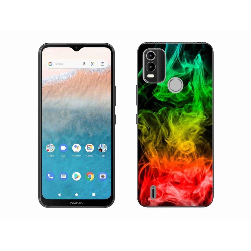 Gelový kryt mmCase na mobil Nokia C21 Plus - abstraktní vzor 7