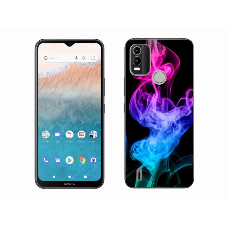 Gelový kryt mmCase na mobil Nokia C21 Plus - abstraktní vzor 8
