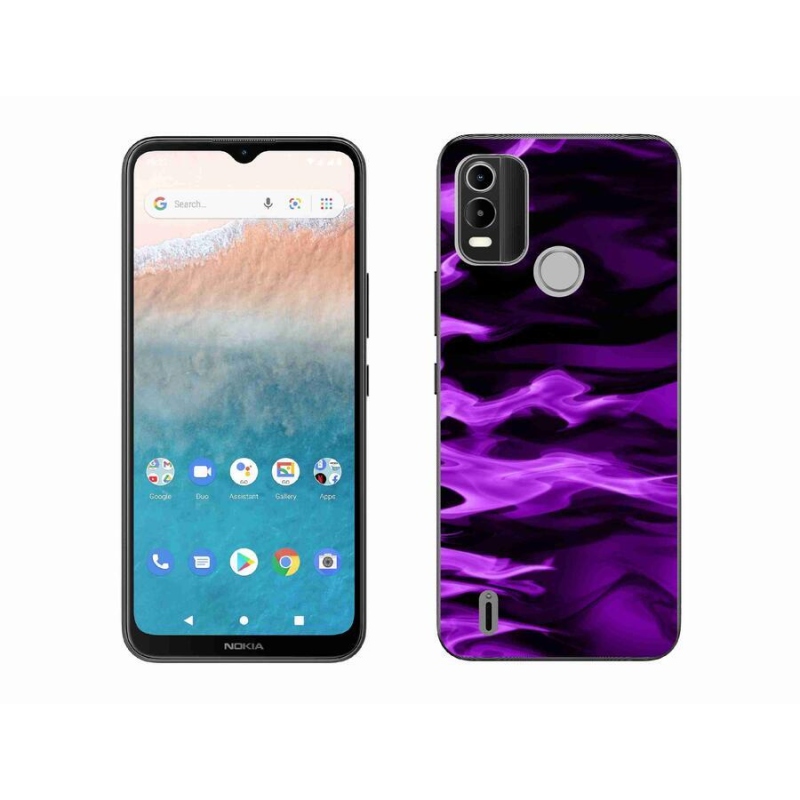 Gelový kryt mmCase na mobil Nokia C21 Plus - abstraktní vzor 9