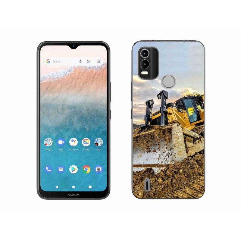 Gelový kryt mmCase na mobil Nokia C21 Plus - bagr