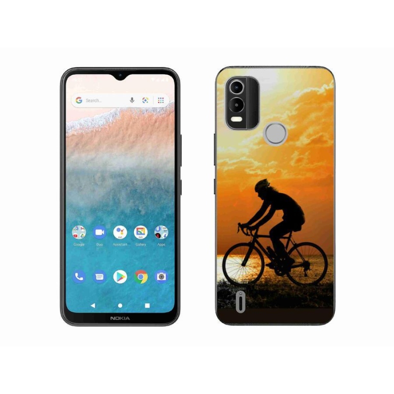 Gelový kryt mmCase na mobil Nokia C21 Plus - cyklovýlet