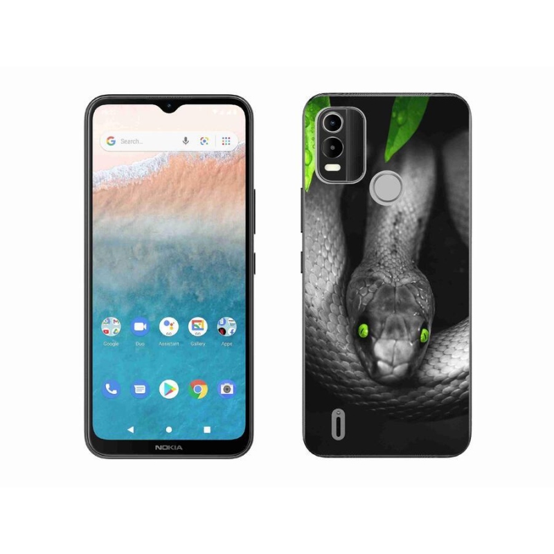 Gelový kryt mmCase na mobil Nokia C21 Plus - had