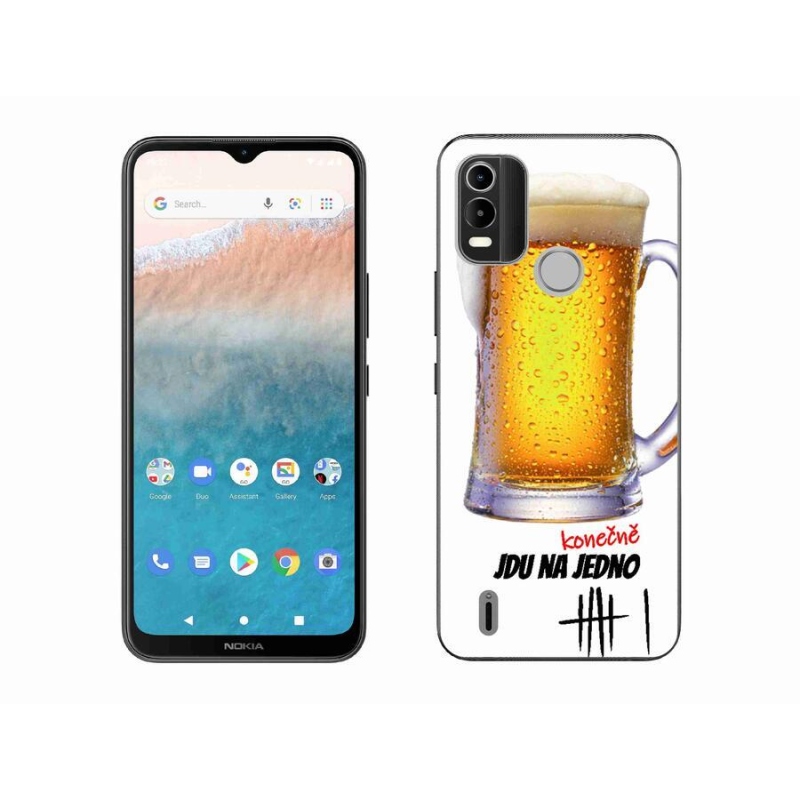 Gelový kryt mmCase na mobil Nokia C21 Plus - jdu na jedno