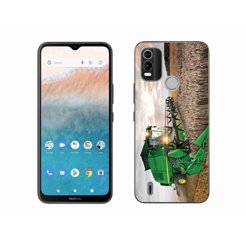 Gelový kryt mmCase na mobil Nokia C21 Plus - kombajn