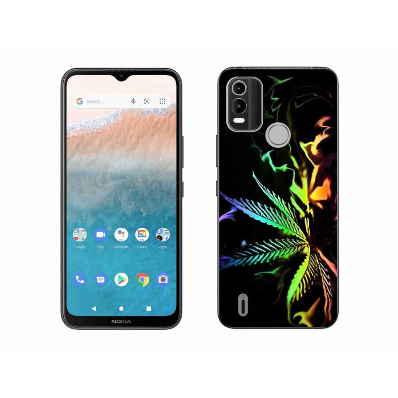 Gelový kryt mmCase na mobil Nokia C21 Plus - konopí 2