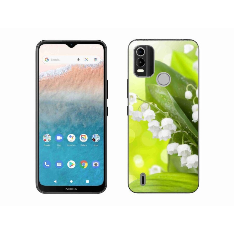 Gelový kryt mmCase na mobil Nokia C21 Plus - konvalinka