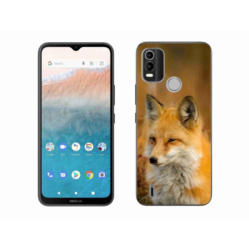Gelový kryt mmCase na mobil Nokia C21 Plus - liška