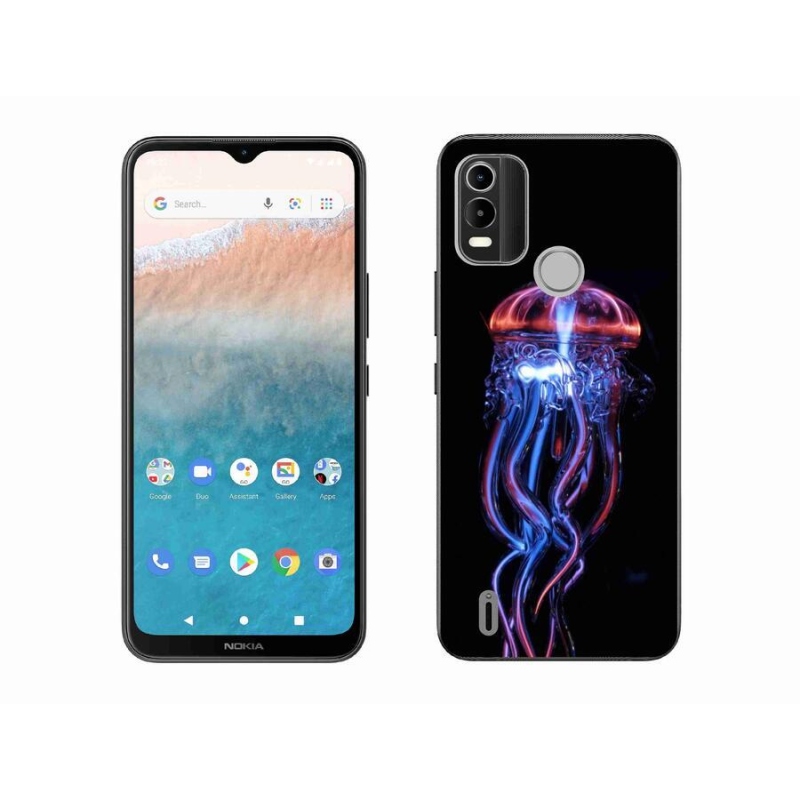 Gelový kryt mmCase na mobil Nokia C21 Plus - medúza