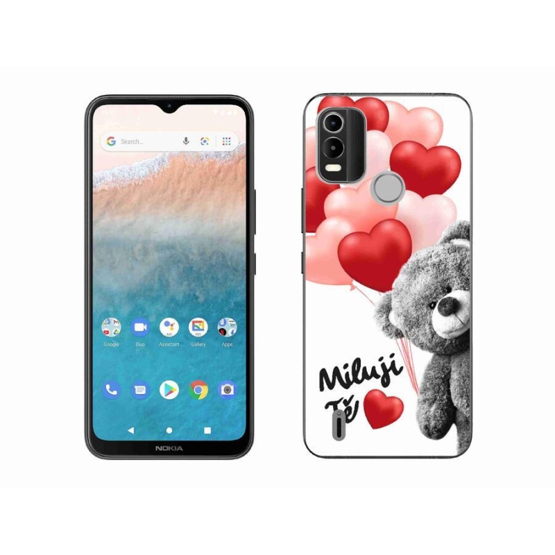 Gelový kryt mmCase na mobil Nokia C21 Plus - miluji Tě