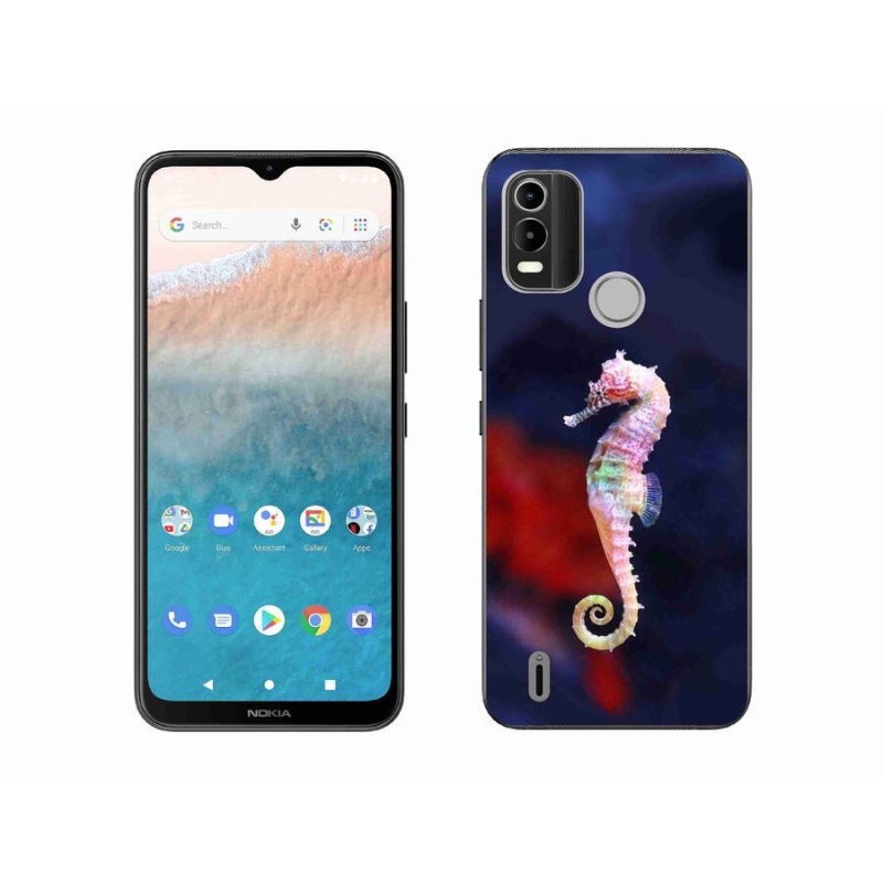Gelový kryt mmCase na mobil Nokia C21 Plus - mořský koník